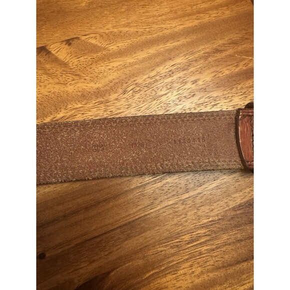 Mens Ralph Lauren Brown Belt With Leather Buckle 32/80 X  1 1/4” main image 10